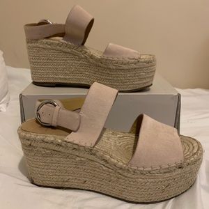 Marc Fisher “Renni” Espadrille Platform Wedge
